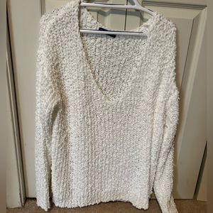 Oversized large popcorn sweater